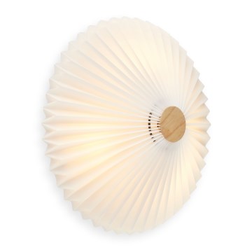 Halo Design 745098 - Стенно осветително тяло PARIS 4xG9/28W/230V Ø 50 см бяло/месинг/дъб