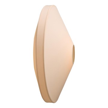 Halo Design 745111 - Стенно осветително тяло PARIS 1xE27/40W/230V Ø 56 cm крем/дъб