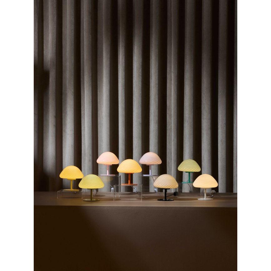 Halo Design 746996 - Настолна лампа CANDY MINI MUSH 1xG9/25W/230V Ø 17 cm бяла