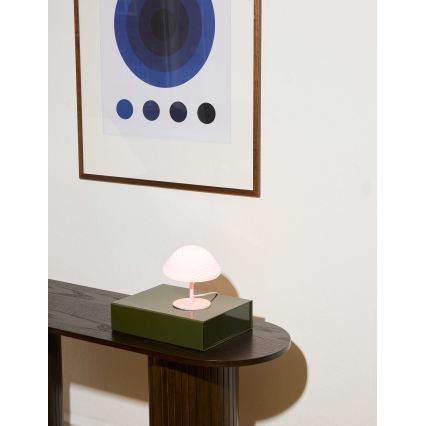 Halo Design 747047 - Настолна лампа CANDY MINI MUSH 1xG9/25W/230V Ø 17 см розова