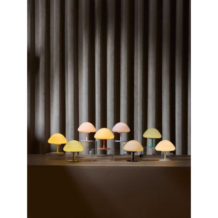 Halo Design 747047 - Настолна лампа CANDY MINI MUSH 1xG9/25W/230V Ø 17 см розова