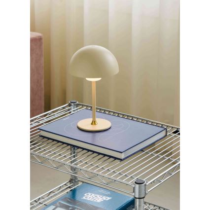 Halo Design 747597 - LED димируема акумулаторна настолна лампа MOON LIGHT LED/2,7W/2600 mAh кремава