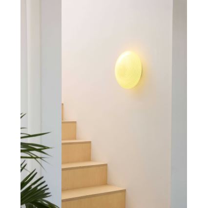 Halo Design 748693 - Таванно осветително тяло CANDY 1xE27/40W/230V pr. 30 cm бежово/месинг