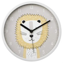 Hama - Детски стенен часовник 1xAA лъв