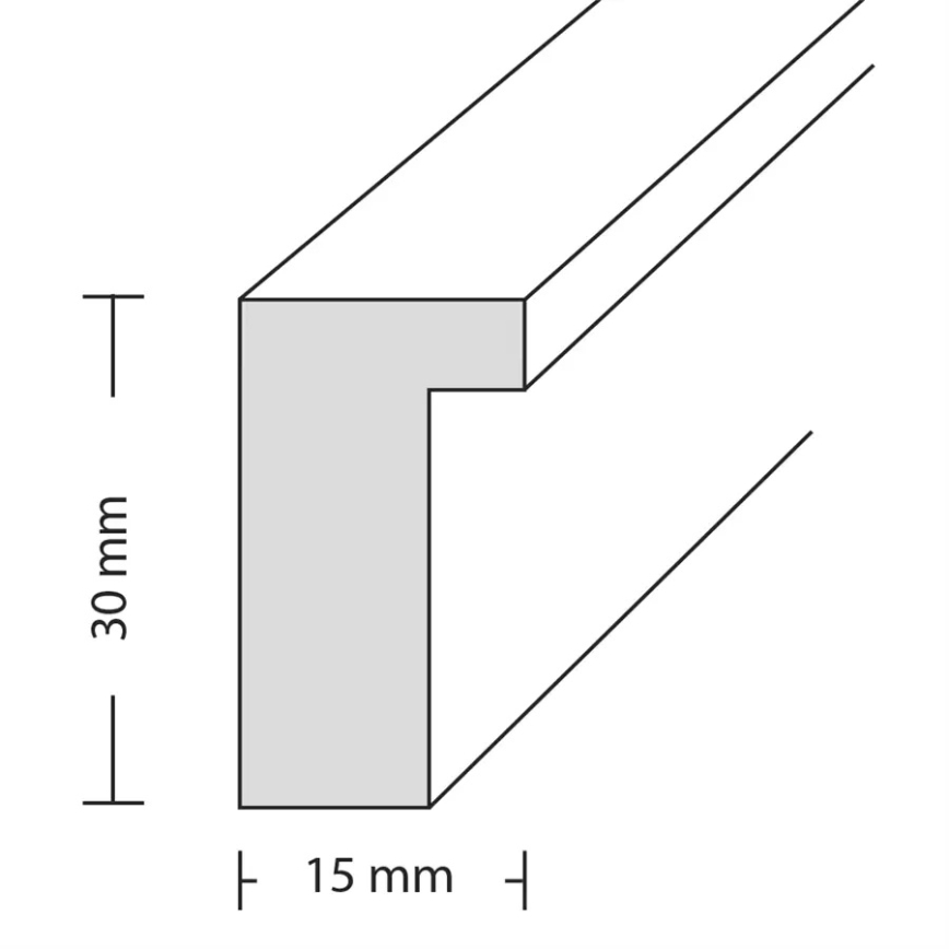 Hama - Фоторамка 13x18 см бор/черна