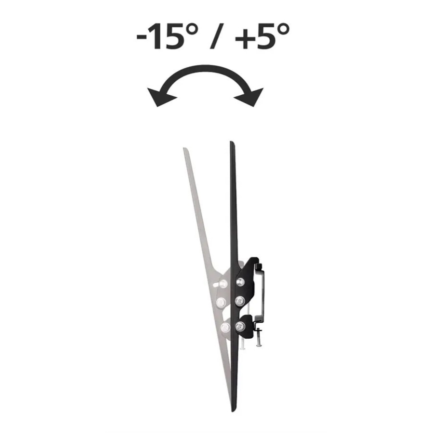 Hama - Накланяща се стенна стойка за телевизор 32-75“ черен
