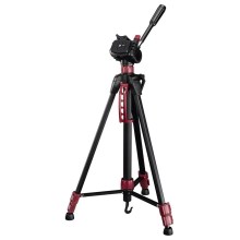 Hama - Статив за фотоапарат 153 см черен/червен