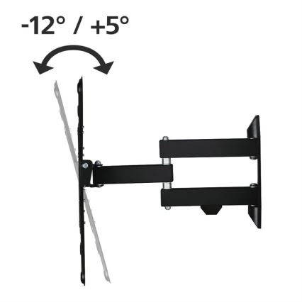 Hama - Стенна стойка за телевизор с рамо 32-65 черен