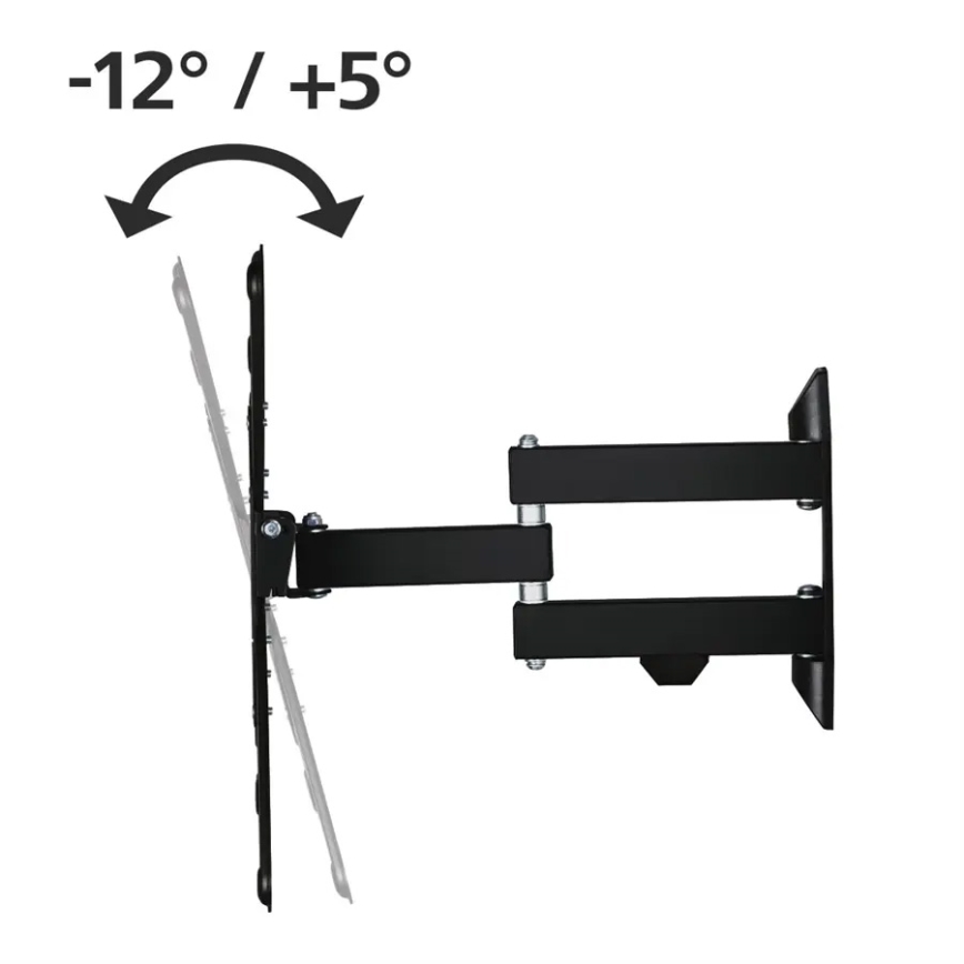 Hama - Стенна стойка за телевизор с рамо 32-65 черен