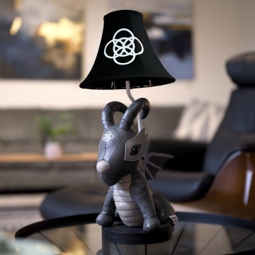 Happy Lamps - LED Детска настолна лампа BLACK DRAGOON LED/5,4W/230V дракон