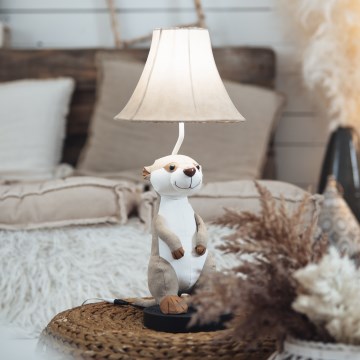 Happy Lamps - LED Детска настолна лампа EDDIE LED/5,4W/230V сурикат