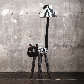 Happy Lamps - LED Детски лампион LUNA LED/5,4W/230V котка