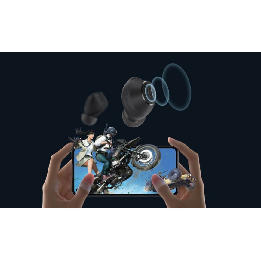 Haylou - Водоустойчиви безжични слушалки GT1 Bluetooth черни