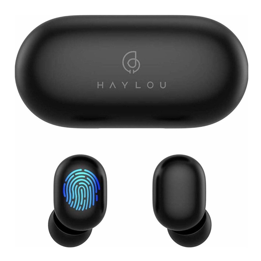Haylou - Водоустойчиви безжични слушалки GT1 Plus Bluetooth черни