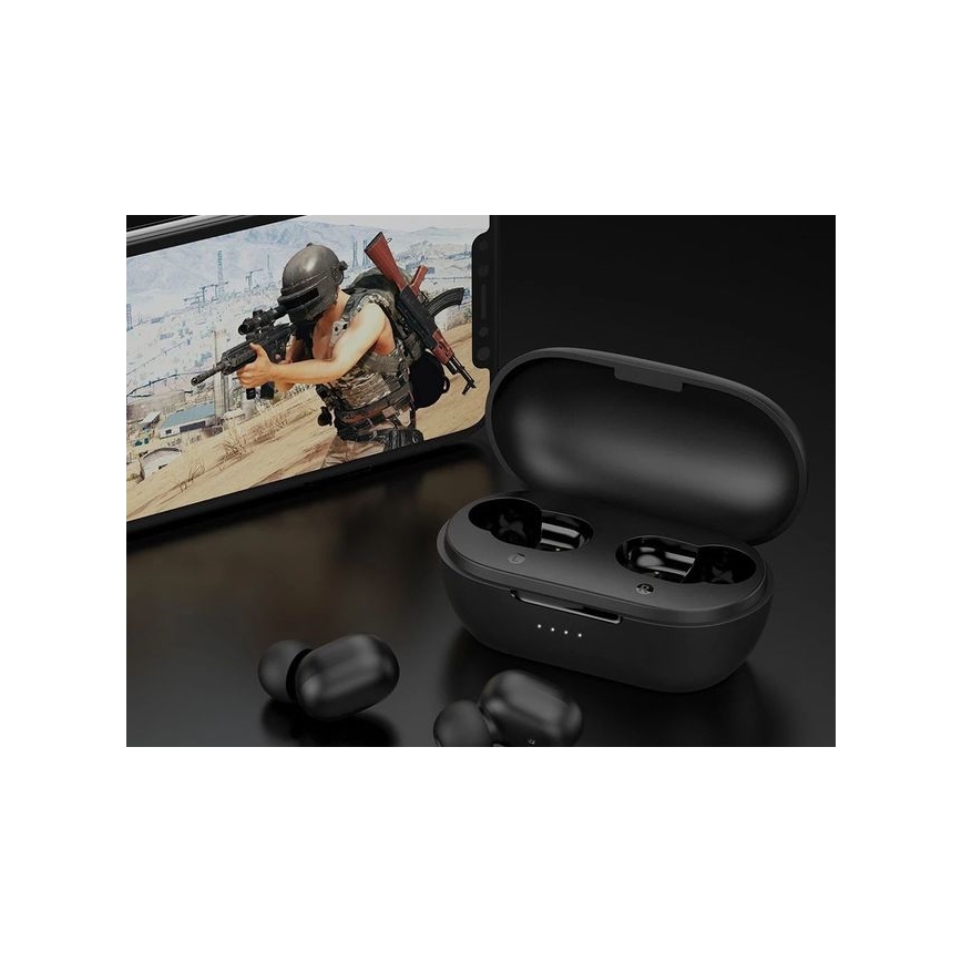 Haylou - Водоустойчиви безжични слушалки GT1 Pro Bluetooth черни