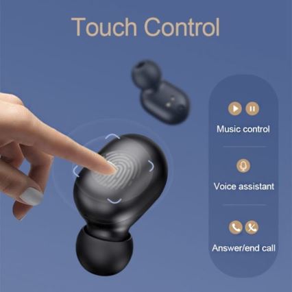 Haylou - Водоустойчиви безжични слушалки GT1 Pro Bluetooth черни