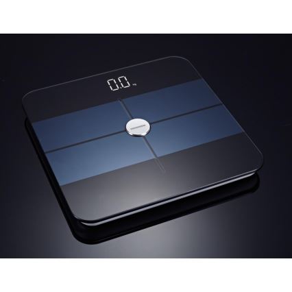 Heinner HBS-BTH180BK - Електронна лична везна 2xAAA черна/синя