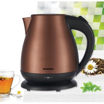 Heinner HEK-17IXC - Бърза електрическа кана 1,7 л 2200 W/230 V медна