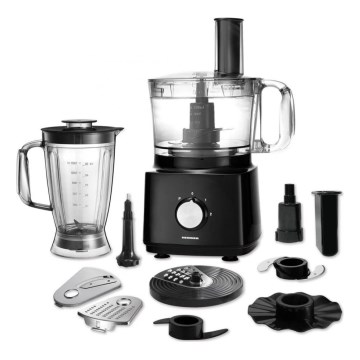 Heinner HFP-750BK - Кухненски робот 750W/230V черен