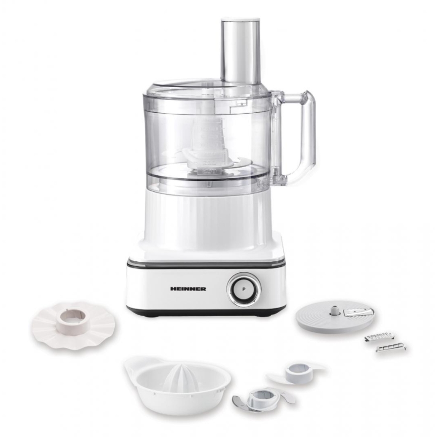 Heinner HFP-K1000WP - Кухненски робот 1000W/230V бял