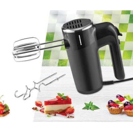 Heinner HM-300BK - Ръчен миксер 300 W/230 V, черен