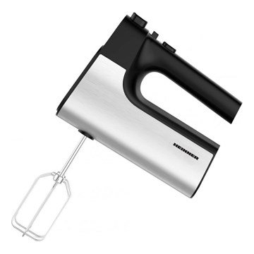 Heinner HM-500BKSS - Ръчен миксер 500W/230V матов хром/черен