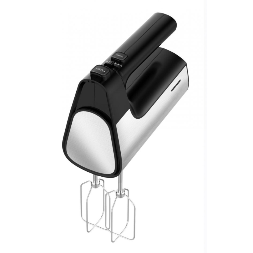 Heinner HM-500BKSS - Ръчен миксер 500W/230V матов хром/черен