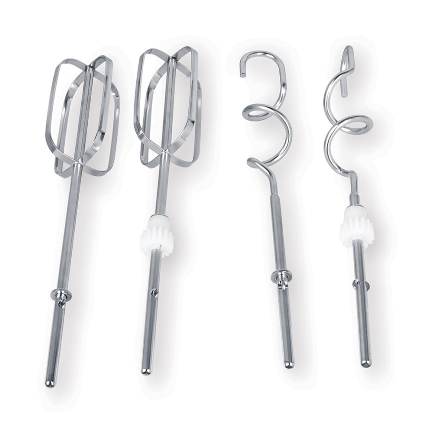 Heinner HMBR-300W - Ръчен миксер с въртяща се купа, 300 W/230 V, бял