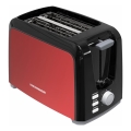 Heinner HTP-700BKRD - Тостер с две гнезда 700W/230V червен/матов хром