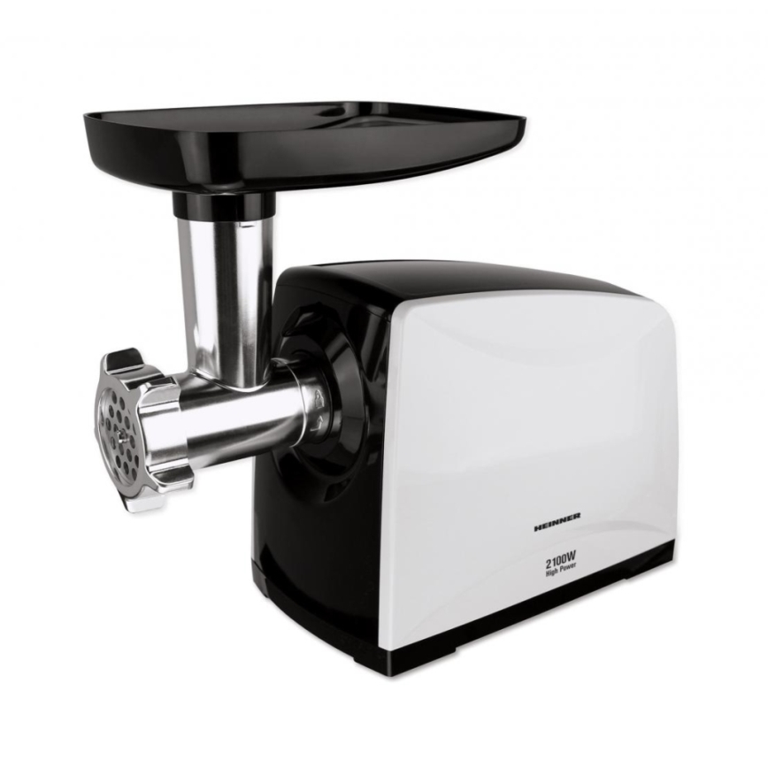 Heinner MG-2100BKWH - Месомелачка 2100W/230V черна/бяла