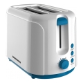 Heinner TP-750BL - Тостер с две гнезда 750W/230V бял/син