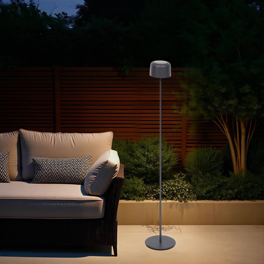 Hesperide - Соларна LED лампа BOLTY LED/3,7V 2600 mAh IP65 антрацит