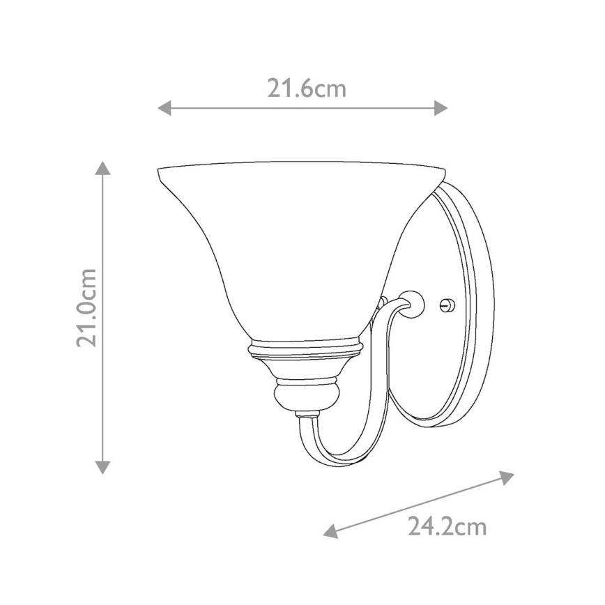 Hinkley - Аплик CELLO 1xE27/60W/230V
