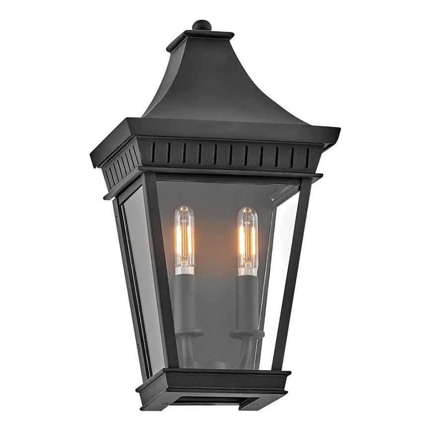 Hinkley - Екстериорен аплик CHAPEL HILL 2xE14/40W/230V IP44 черен
