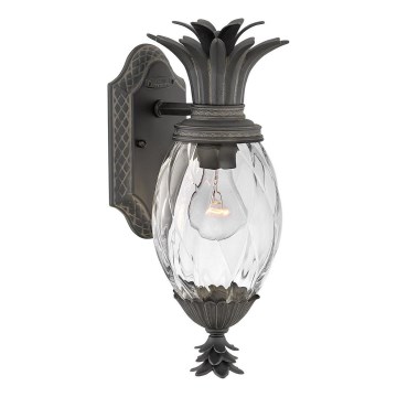 Hinkley - Екстериорен аплик PLANTATION 1xE27/40W/230V IP44 черен