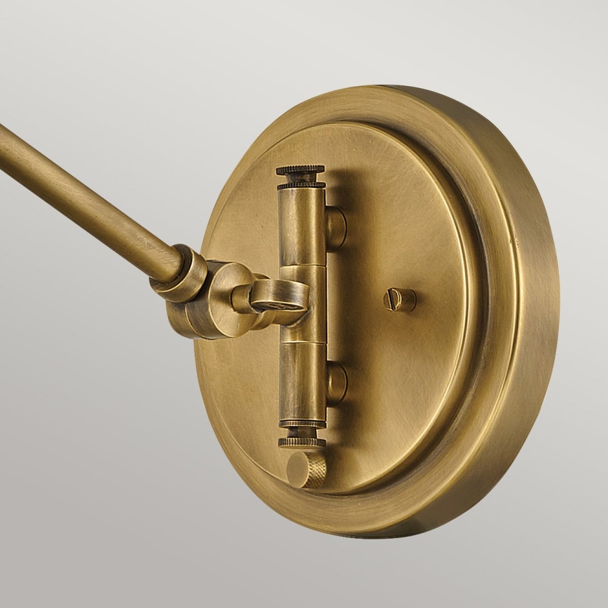 Hinkley - Стенен спот ARTI 1xE27/60W/230V златист/кафяв