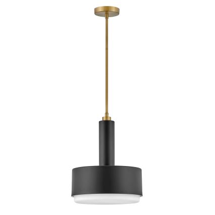 Hinkley - Полилей на прът CEDRIC 2xE27/60W/230V Ø 33 cm златисто/черно