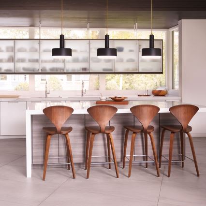 Hinkley - Полилей на прът CEDRIC 2xE27/60W/230V Ø 33 cm златисто/черно