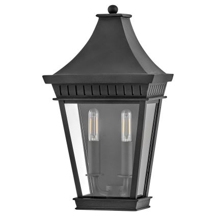 Hinkley - Екстериорен аплик CHAPEL HILL 2xE14/40W/230V IP44 черен