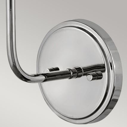 Hinkley - Аплик CLARKE 1xE27/40W/230V лъскав хром/бял