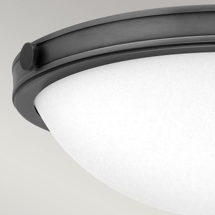 Hinkley - Таванно осветително тяло COLLIER 2xE27/40W/230V Ø 34,6 cm, черно