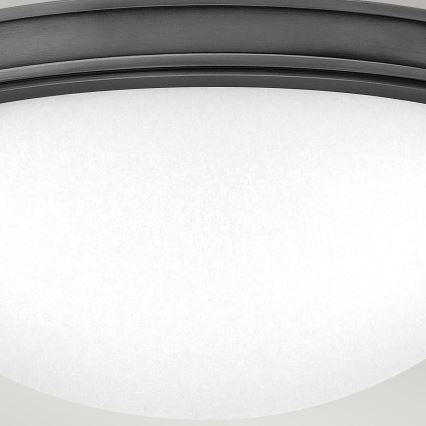 Hinkley - Таванно осветително тяло COLLIER 2xE27/40W/230V Ø 34,6 cm, черно