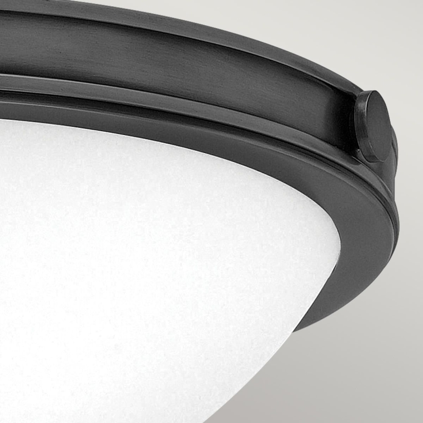 Hinkley - Таванно осветително тяло COLLIER 2xE27/40W/230V Ø 34,6 cm, черно