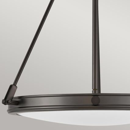 Hinkley - Полилей на верига COLLIER 4xE14/40W/230V диам. 54,3 см, черен