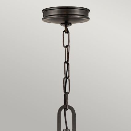 Hinkley - Полилей на верига COLLIER 4xE14/40W/230V диам. 54,3 см, черен