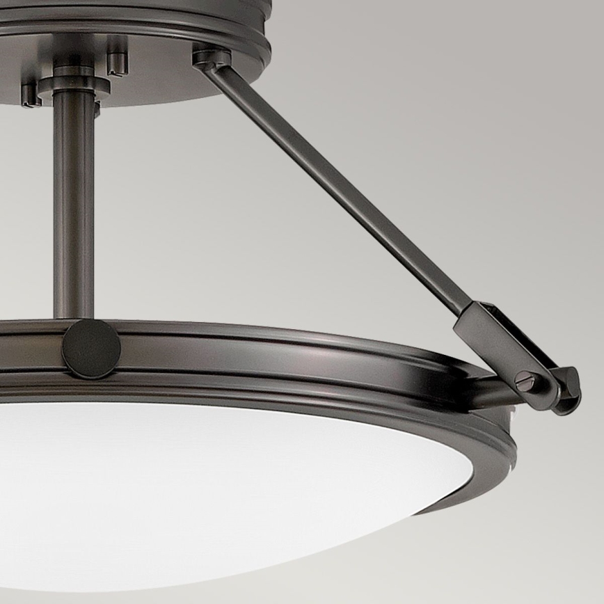 Hinkley - Плафонен полилей COLLIER 3xE14/40W/230V, Ø 41,7 см, черен