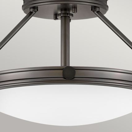 Hinkley - Плафонен полилей COLLIER 3xE14/40W/230V, Ø 41,7 см, черен