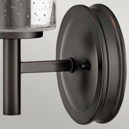 Hinkley - Настенно осветително тяло COLLIER 1xE27/60W/230V черно