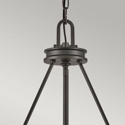 Hinkley - Полилей на верига COLLIER 5xE27/40W/230V Ø 68,5 cm черен