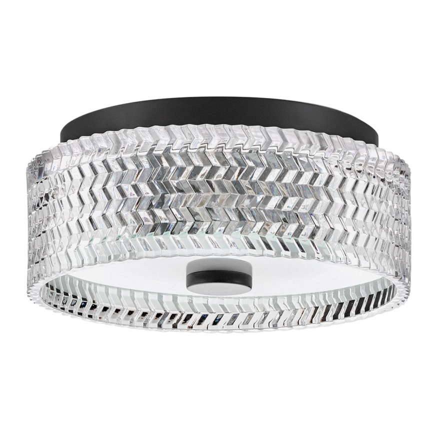 Hinkley - Плафон ELLE 2xE27/60W/230V Ø 30,5 cm черен